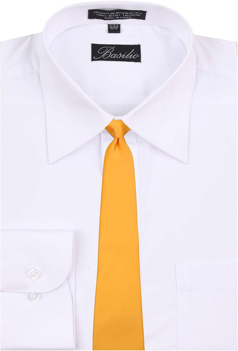 Mens Solid Color Clip On Easy to Remove Clip Necktie Ties...