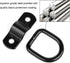D Rings Tie Down Anchors Hooks for Trailer Truck Bed Bracket Enclosed Points Pickup Camper Surface Mount D-Ring Heavy Duty 1/4" 2400 Pound Capacit...