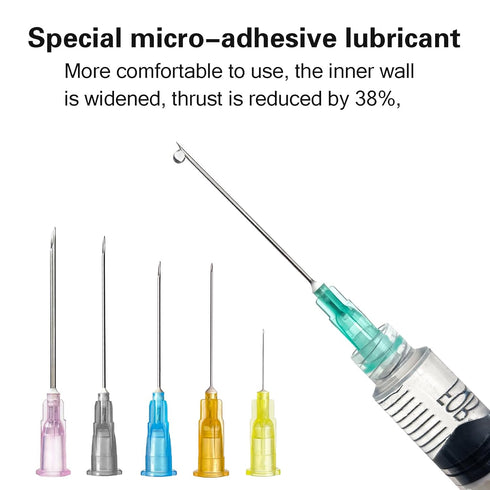 100Packs 18Ga 1.5inch, Lab Dispensing Accessories, Measurement, Refilling Inks...