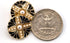 20 pcs Faux Pearls Inlaid Retro Pattern Enamel Openwork Golden Metal Shank Sewing Buttons - 18mm - 23/32"...
