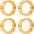 35g/pcs Brass Beadlock Clamp Wheel Weights Inner Rings for 1/18 RC Crawler TRX4M Stock Tires Upgrade...