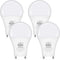 GU24 LED Light Bulb, 9W(60W Equivalent), 5000K Daylight, A19 Shape GU24 LED Bulb, 800 Lumens 2 Prong Light Bulbs, CRI 85+, Non-Dimmable ETL Listed...