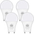 GU24 LED Light Bulb, 9W(60W Equivalent), 5000K Daylight, A19 Shape GU24 LED Bulb, 800 Lumens 2 Prong Light Bulbs, CRI 85+, Non-Dimmable ETL Listed...