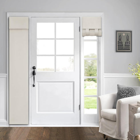 HOMEIDEAS Sidelight Curtains for Front Door, Side Door Window Curtains, Front Door Curtains for Small Window, Privacy Door Shades Thermal Insulate...