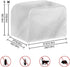2 Slice Toaster Cover with Coffee Pattern Small Appliance Bread Cover Toaster Oven Dustproof Protection and Fingerprint Cover, Waterproof Covers...