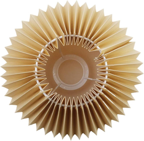Pleated Lamp Shade for Table Lamp Bedside Nightstand Lamp, 10.24"×6.1" Cute Lamp Shade, Small Lampshade for Living Room Home Decor(Brown)...