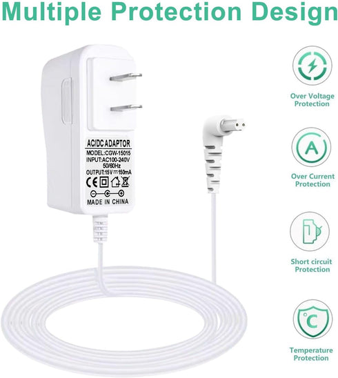 15V Charger for Black and Decker Handheld Vacuum, Handheld Vacuum Cleaner Power Cord for Dustbuster...