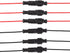 TOMALL 1 Pin Way 18 AWG Waterproof Connector for Electrical Quick Plug socket 1 Wire Pigtail 1.5mm Series (Pack of 6)...