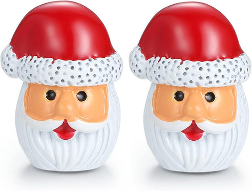 HONEY BEAR Santa Claus Christmas Cufflinks for Mens Stainless Steel Xmas Gift Red...
