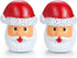 HONEY BEAR Santa Claus Christmas Cufflinks for Mens Stainless Steel Xmas Gift Red...