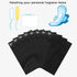 Feminine Personal Disposal Bags,6x8 inches Tampon Disposal Bags Pack of 100 Black Opaque Zip Seal Discreet Disposal Bags for Tampons,Sanitary Pads...