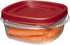 Rubbermaid Food Storage Containers, 1.25 Cup Food Storage Containers, 9 Peice Set, Easy Find Lids, 4 Containers, 4 Lids Chalk Pen And Chalk Labels...