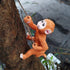 Climbing Monkey Tree Hugger Garden Monkey Statue Resin Animal Sculpture Yard Decor for Outside, Funny Tree Climber Figurine Outdoor Patio Lawn Dec...