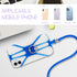 Universal Phone Lanyard, Cell Phone Lanyard Neck Strap 2 in-1 Phone Strap with Finger Ring Holder Compatible with Most Smartphones (Blue)......