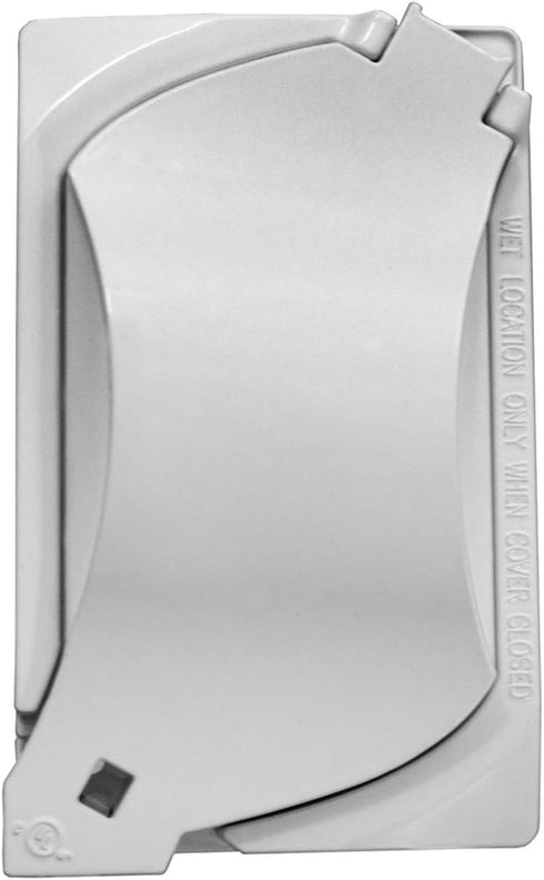 Sigma Electric, White Sigma Engineered Solutions, 14147WH 1-Gang Universal Weatherproof Cover, No Size...