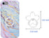 Transparent Oriental Cherry Cell Phone Ring Holder Kickstand,360 Rotation Clear Cherry Blossom Cell Phone Finger Ring Grip Stand for Phones,Pad......