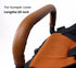 MINILUJIA Baby Stroller Armrest Bumper Handlebar Sleeve Cover Universal Handle Cover DustProof Protect PU Leather Case with Removable Zipper Brown...