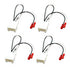 4 Pack 72-5602 Car Replacement Door Speaker Wiring Harness Plug Connector for 2011-2021 Ford F-150 Fusion Escape Focus Bronco Mustang Mondeo MK4 M...