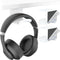 HomeMount Headphone Hook Under Desk - Headphone Holder Under Table, Adhesive Gaming Headphone Stand Hanger Desk Mount for Most Headphone(White-2P)...