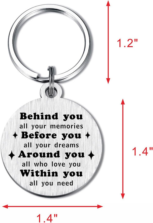 Alotozo Norse Viking Keychain for Men Women - Compass, Tree of Life, Wolf, Odin, Ravens Mythology Gift for Birthday Christmas...