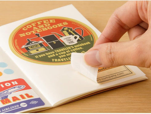 Traveler's Note Refill Sticker Mount Passport Size 14470006 White...