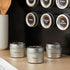 Talented Kitchen 12 Magnetic Spice Jars for Refrigerator with 3 Metal Wall Bases, 269 Preprinted Seasoning Labels, 2 Styles, 1 Cooking Conversion ...