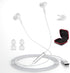 USB Headphone for PC Laptop Magnetic Wired Earbuds Computer Headset with Microphone Control Mute Mic Noise Canceling in-Ear Silicone Cap Corded Ea...