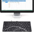 Mini Keyboard Wired Ultra-Thin 78 Keys USB Keyboards,Portable Spanish Keyboard USB for Desktop Computer,Suitable for Both Office and Games,Black...