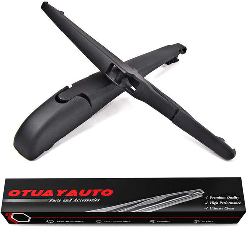 OTUAYAUTO 85242-42040 Rear Windshield Wiper Arm Blade Set - Replacement for Toyota RAV4 2013-2018, Jeep Compass 2017-2023...