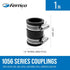 Fernco 1056-100 1-in. Flexible PVC Pipe Coupling for Plastic and Copper Plumbing Connections, 2-Pack...