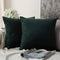 MIULEE Pack of 2 Velvet Soft Solid Decorative Square Throw Pillow Covers Set Christmas Cushion Case for Spring Sofa Bedroom Couch Car 18x18 Inch 4...