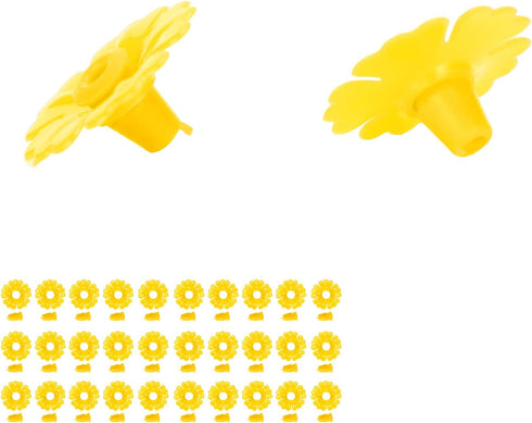 30 Set Hummingbird, Hanging Bird Feeding Ports star shaped flexible Feeder Flowers perky replacement hummingbird Replacement Parts Garden Supplies...