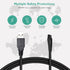 for Nicwell Water Flosser Charger, Lnauy Power Cord Compatible with Nicwell F5025 COSLUS F5020E Oralfree Cordless Portable Water Dental Flosser Re...