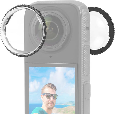 PULUZ Lens Guard for Insta360 X4, Lens Protector Removable PC Protective Lens Cover for Insta 360 X4 Accessories...
