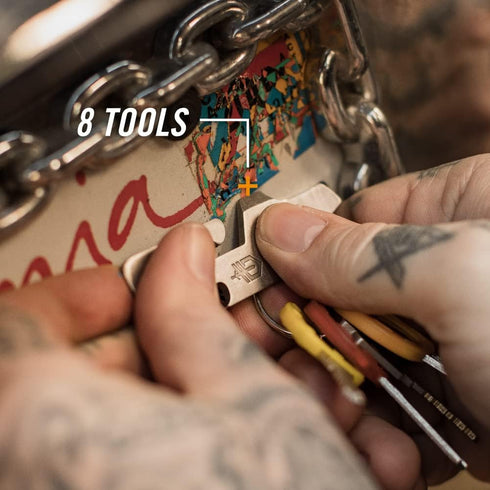 Gerber Gear Mullet Keychain - Multi-Tool Keychain with Pry Bar, Bottle Opener, and Wire Stripper - EDC Gear and Equipment - Black...