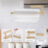Paper Towel Holder Under Cabinett Countertop Wall Mount for Kitchen Bathroom Pantry Sink Countertop Counter,SUS304 Stainless Steel PaperTowel Rack...
