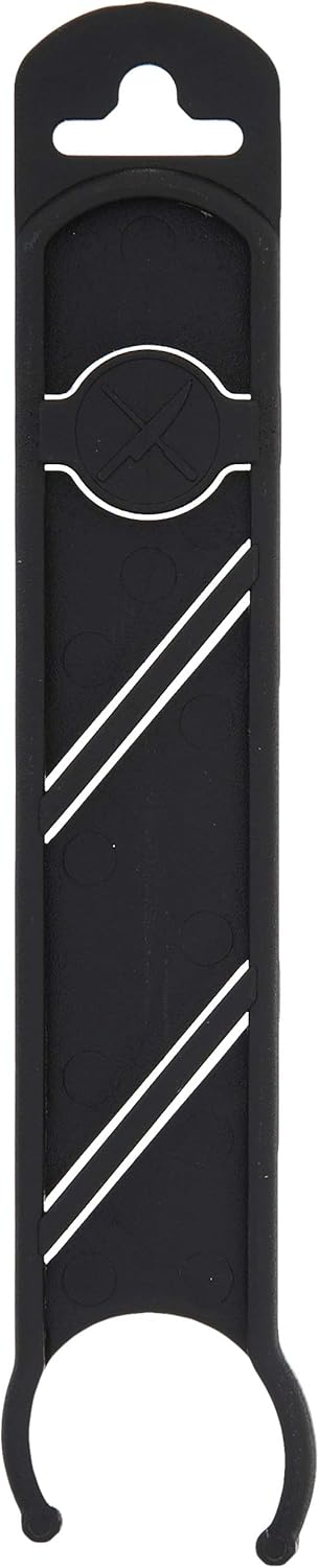 Mercer Culinary Rounded Tip Wavy Bar Knife, 4-5/16 Edge, Black...