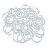 X AUTOHAUX Silicone O-Rings, 38mm OD 31.8mm ID 3.1mm Width VMQ Seal Gasket for Compressor Valves Pipe Repair, White, Pack of 50...