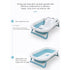 Baby Bath Cushion Pad Newborn Bathtub Mat Infant Bath Supporter Net Baby Bathtub Pillow Non-Slip Floating Bathing Tub Seat (White Star, 28cm*43cm*...