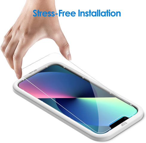 JETech Screen Protector for iPhone 13 Pro Max 6.7-Inch with Camera Lens Protector, Easy-Installation Tool, Tempered Glass Film, 2-Pack Each...