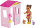 Barbie Skipper Babysitters Inc. Accessories Set with Small Toddler Doll & Pink Playhouse, Plus Pinwheel, Teddy Bear & Cup, Gift for 3 to 7 Year Ol...