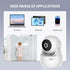 WiFi Security Home Camera?Baby Monitor Wireless IP Camera with Night Vision Two Way Audio Cloud Storage? Supports 5G WiFi?up to 128GB?White? indoo...
