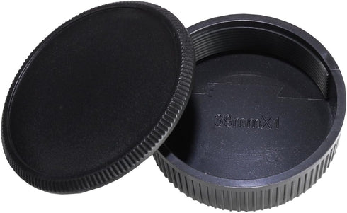 39MM Rear Lens Cap and Body Cap Set Compatible with Leica M39 lens...