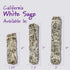 ESPOIR & AMOUR White Sage 4" - 3 Spiritual Sage Sticks for Smudging, Healing and Ritual - Hand-Tied Sage Smudge Sticks to Cleanse Negativity - Sus...