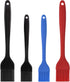 Silicone Basting Pastry Brush Set 4 Pack Heat Resistant Spread Oil Butter Sauce for BBQ Grill Barbeque Kitchen Baking Cooking Pastries, 2 Large & ...