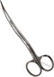 1 EA Professional Large Double-Curved Machine Embroidery Scissors - 6" Double curved bent handle -Stainless Steel Embroidery Scissors Supplies...