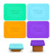 Morlike Baby Food Lids Compatible with Gerber Food Containers, Silicone Container Lid for Baby Food Storage, Reusable and Dishwasher Safe, BPA Fre...