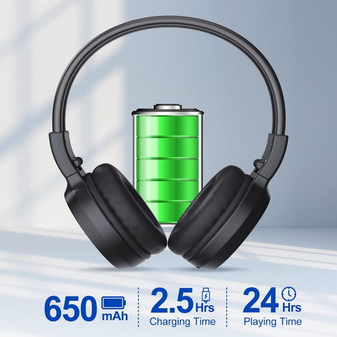 F4 Rechargeable & Portable Personal FM Radio Headphones with Best Reception, FM Headset Radio Receiver for Meeting, Daily Works, Hiking, Jogging.....