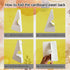 60 Pack 5 Inch Self Stick Cardboard Easel Backs, Premium Cardboard Easel Stand for Picture Frame and Art Easel Stand, Use for Photos, Signs, Craft...