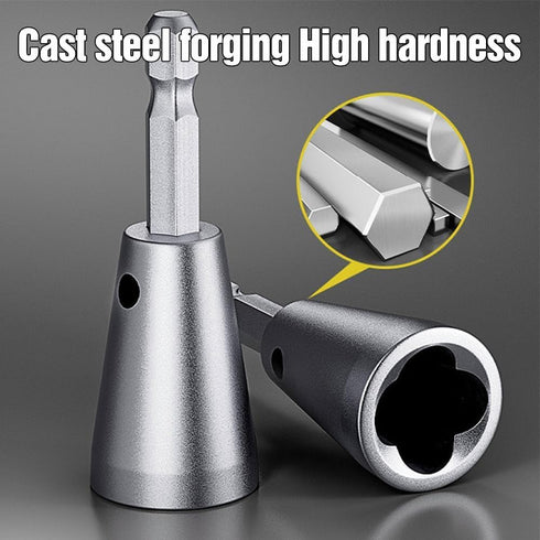 2PCS Wire Twister Tool for Drill, Wire Stripping and Twisting Tool Wire Nut Twister, 2024 New 6mm Hex Shank Cable Wire Stripper and Twister for El...